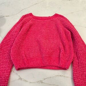 Bright pink altard state sweater, normal length